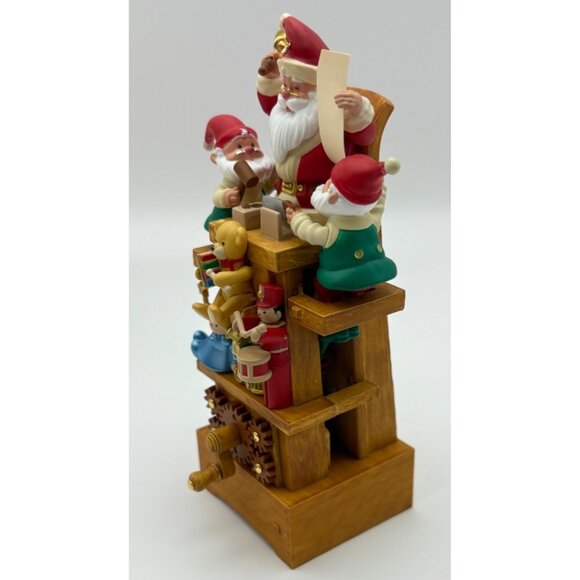 Hallmark Keepsake Christmas Ornament Santas Jolly Workshop 2009 Light & Sound - Picture 8 of 11